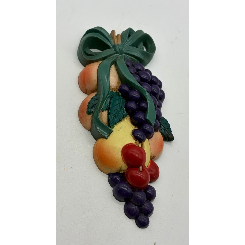 VTG Burwood Products Fruit Wall Hanging Plaque Kitchen Plastic #3335